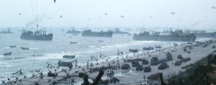 Figura 1 - Cena do filme “O Resgate do Soldado Ryan”, disponível na Netflix, fica a recomendação :)