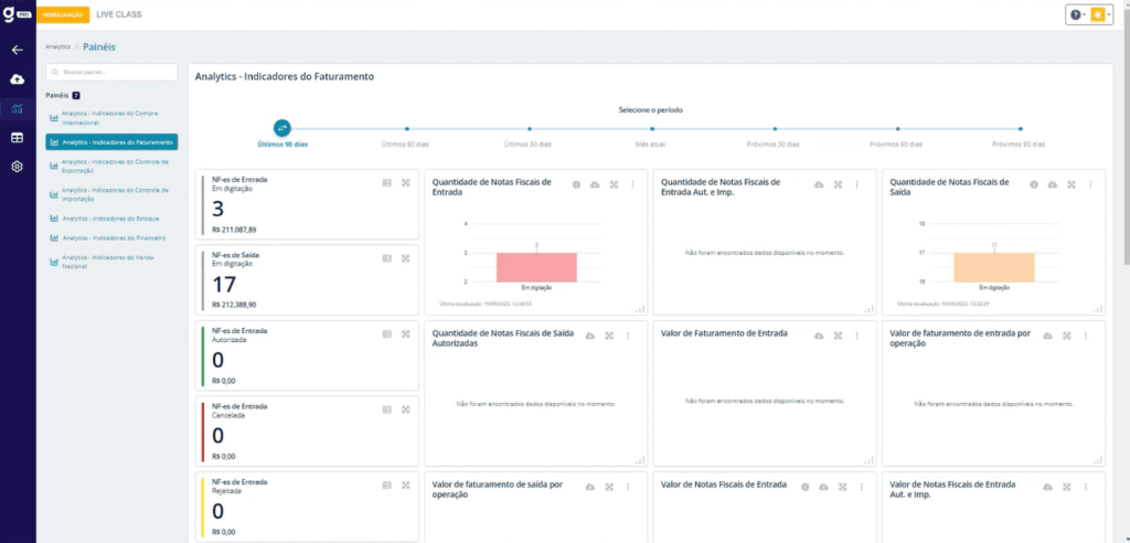 Módulo Faturamento Gett