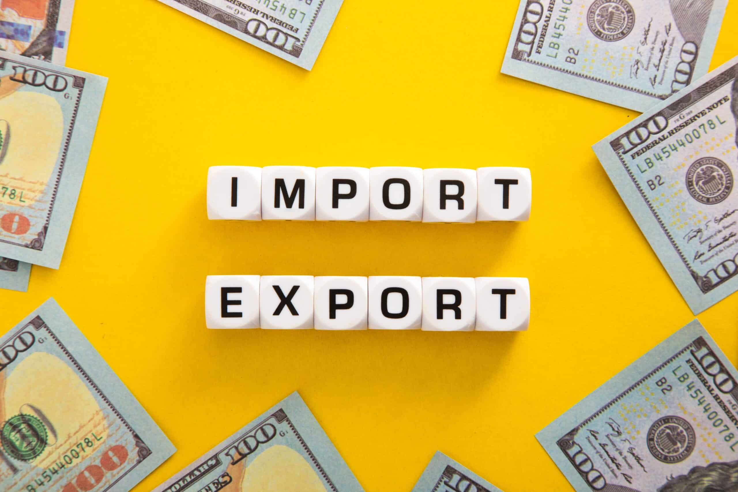 importação e exportação