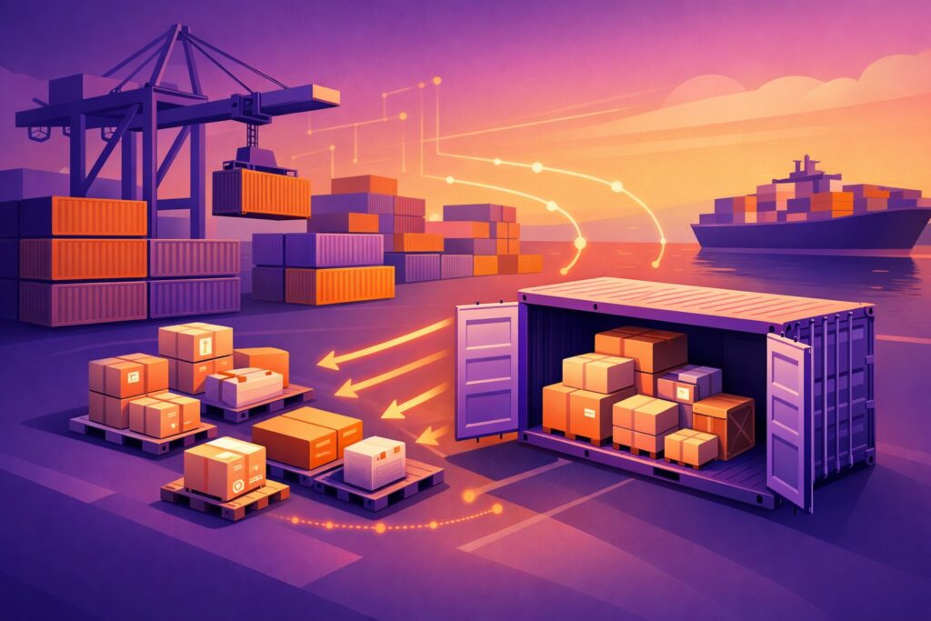 Consolidação de carga: entenda o que é, como funciona e por que usar.