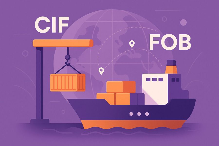FOB, CIF e outros termos internacionais de comércio: diferenças, riscos e como escolher - Gett